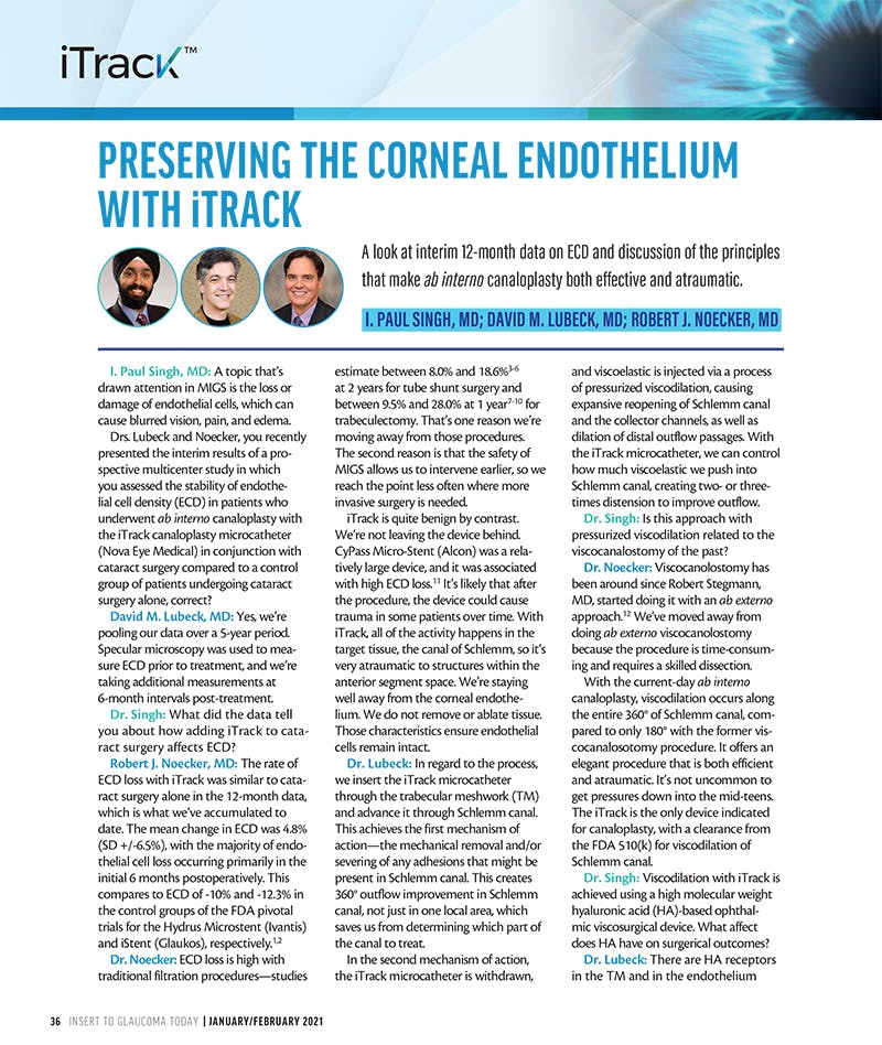 January February 21 Insert Glaucoma Today