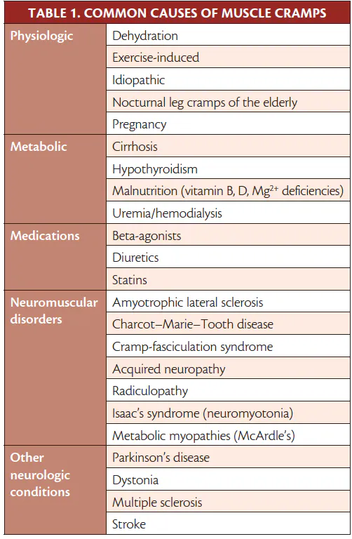 Muscle Cramps Example Causes Muscle Cramps In Calves Leg Cramps: Causes, Treatment, And