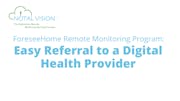 Easy Referral to a Digital Health Provider