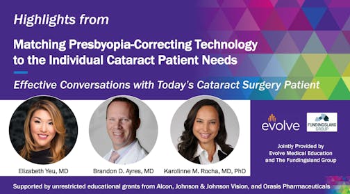 Effective Conversations with Today’s Cataract Surgery Patient