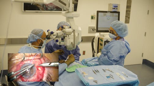 Ahmed Glaucoma Valve to Mitigate Post-Injection IOP Elevation