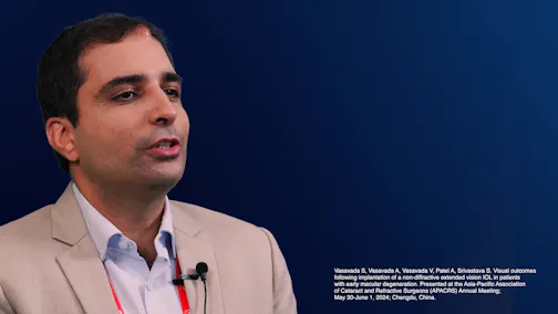 Visual Outcomes After Implantation of Non-Diffractive Extended Vision IOL in AMD