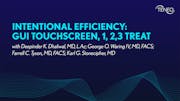Intentional Efficiency: GUI Touchscreen, 1, 2, 3 Treat