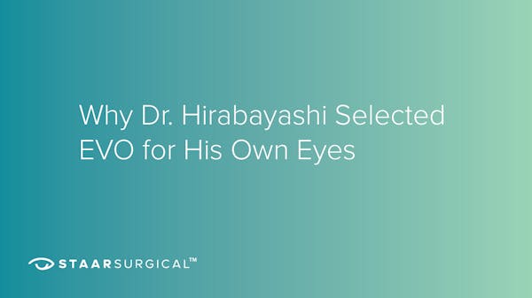 Why Dr. Hirabayashi Selected EVO for His Own Eyes thumbnail