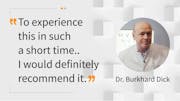 Prof Burkhard Dick talks about his experience with DSLT.