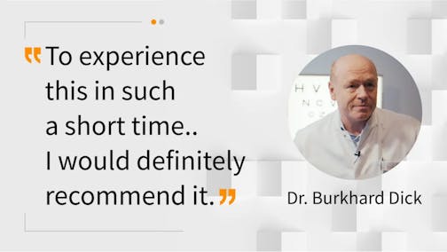 Prof Burkhard Dick talks about his experience with DSLT.
