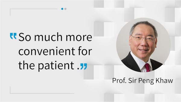 Prof. Sir Peng Khaw shares his personal experience with DSLT. thumbnail