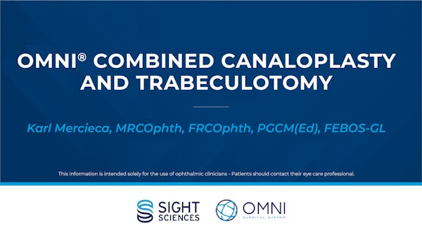 OMNI Combined Canaloplasty and Trabeculotomy thumbnail