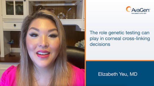 The role genetic testing can play in corneal cross-linking