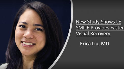 New Study Shows Low Energy SMILE Provides Faster Visual Recovery