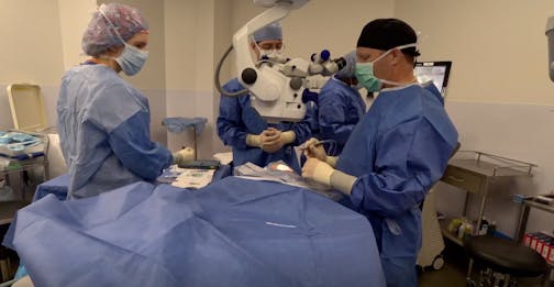 Sometimes You Have to Stand for Cataract Surgery