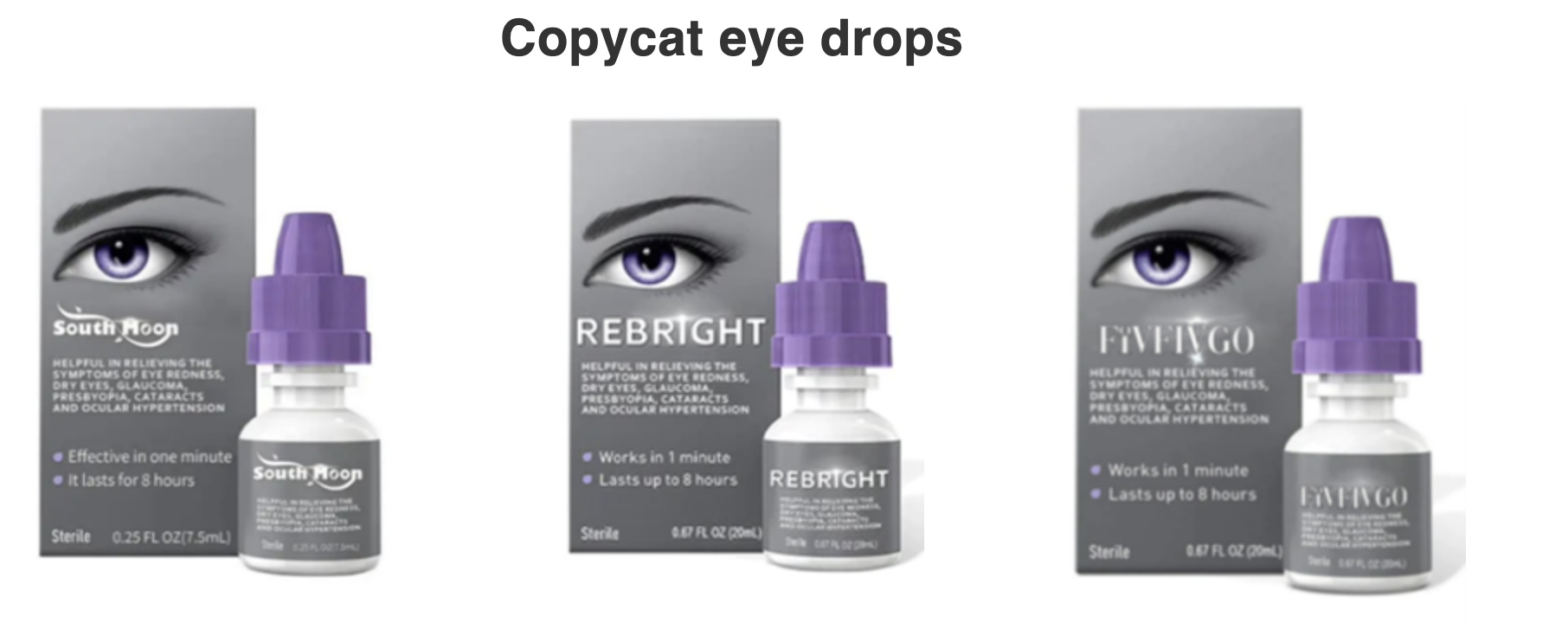 News:FDA warns against Copycat Lumify Bausch Lomb’s Lumify eye drops. 4 FDA warns against Copycat Lumify