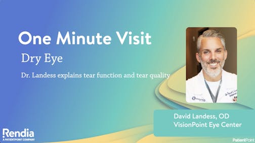One-Minute Visit: Dry Eye