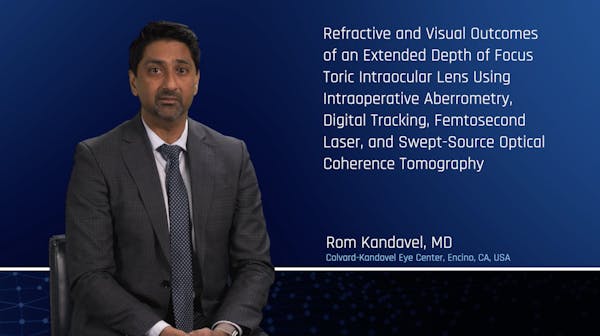 Outcomes of an EDOF Toric IOL Using Intraoperative Aberrometry, Digital Tracking, Laser, and SS-OCT thumbnail