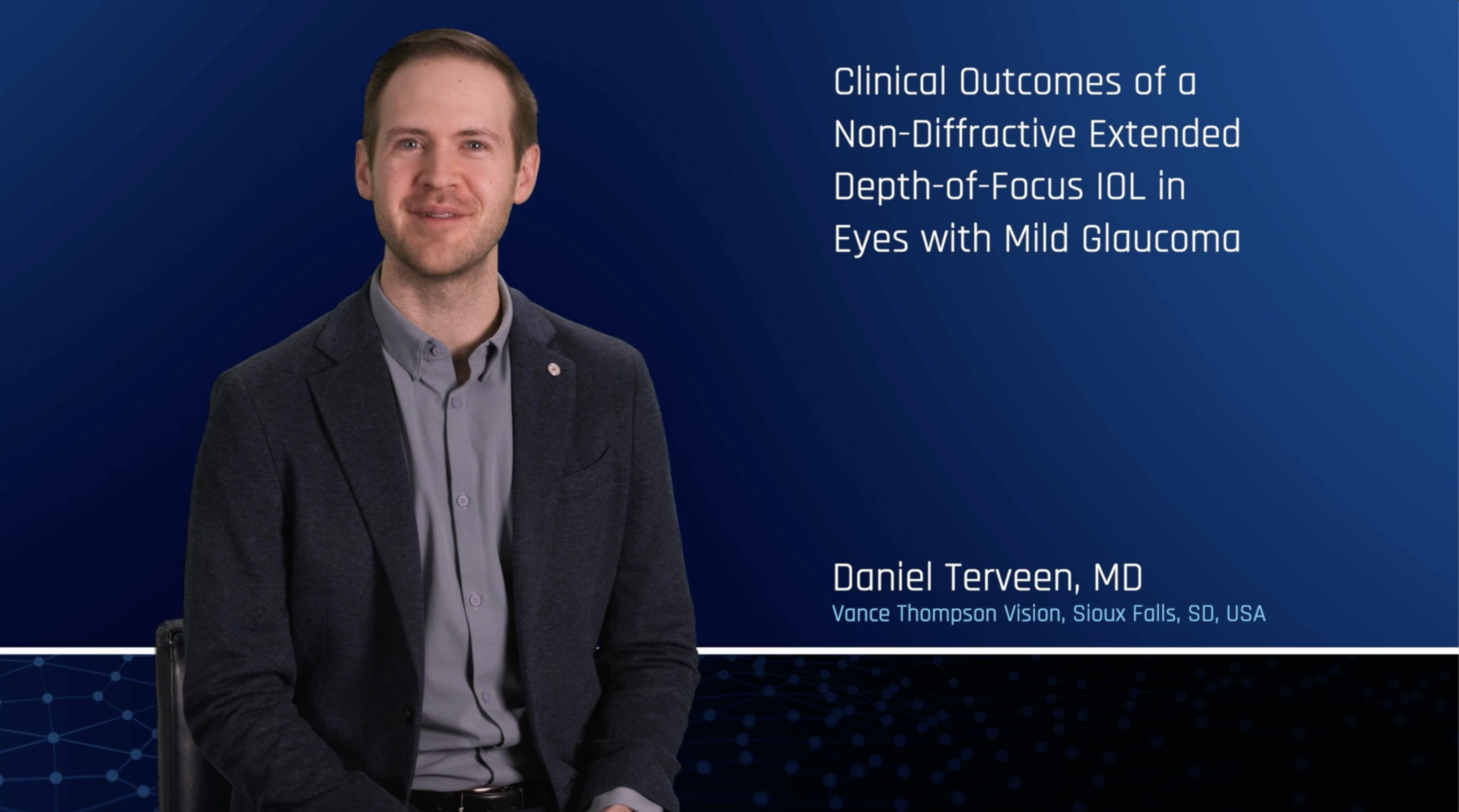 Clinical Outcomes of a Nondiffractive EDOF IOL in Eyes With Mild Glaucoma