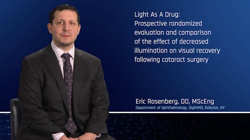 Light As a Drug: Decreased Illumination On Visual Recovery Following Cataract Surgery