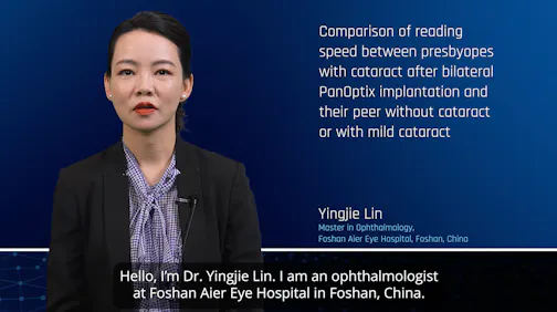 Reading Speeds of Presbyopes Following Bilateral PanOptix Implantation Versus Mild to No Cataract