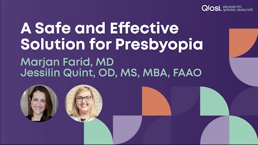 A Safe and Effective Solution for Presbyopia