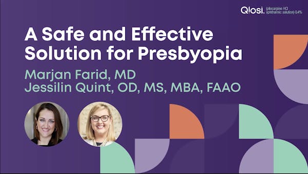 A Safe and Effective Solution for Presbyopia thumbnail