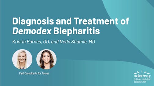 Diagnosis and Treatment of Demodex Blepharitis