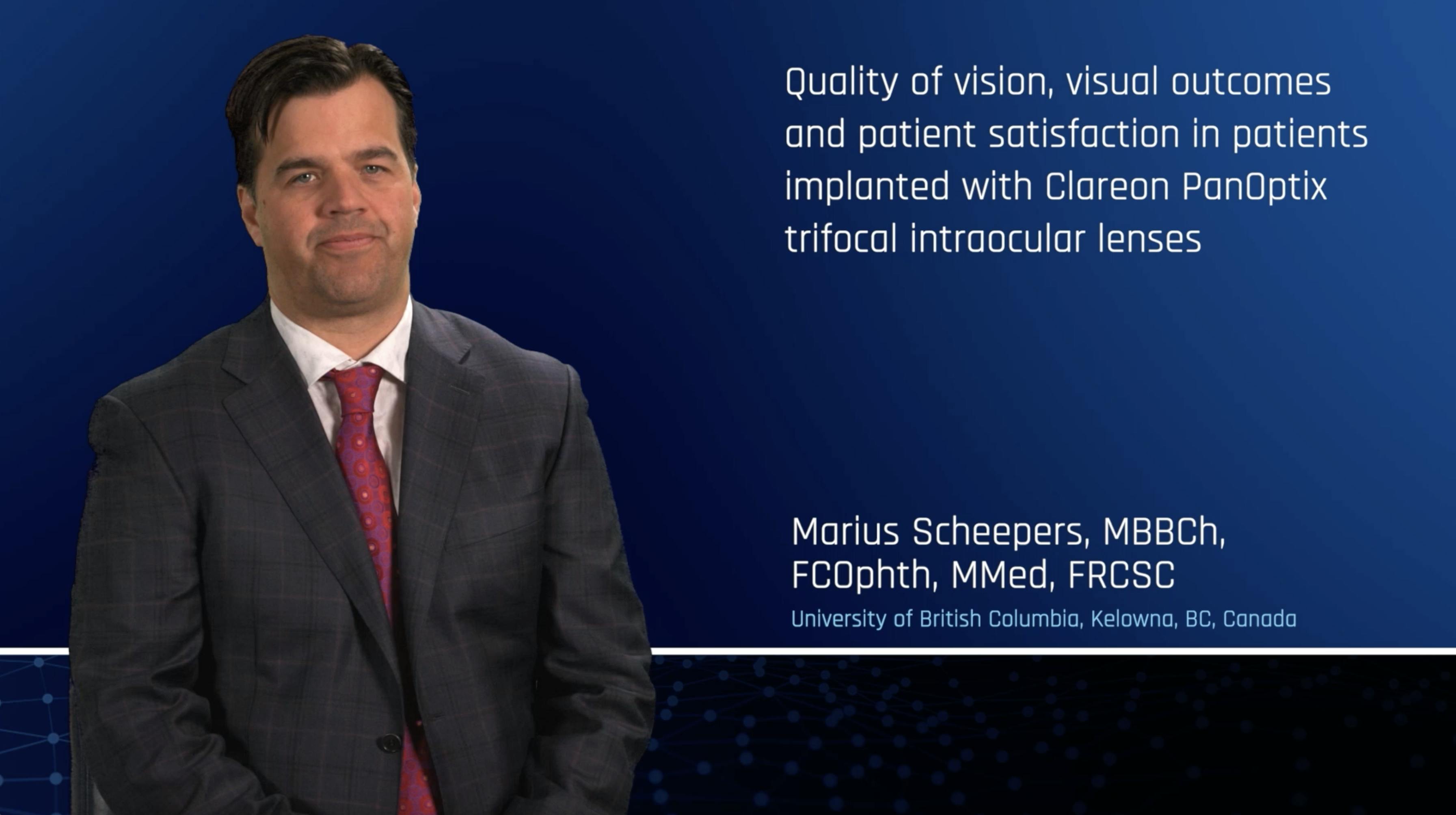 Quality of vision, visual outcomes and patient satisfaction in patients implanted with Clareon PanOptix trifocal intraocular lenses
