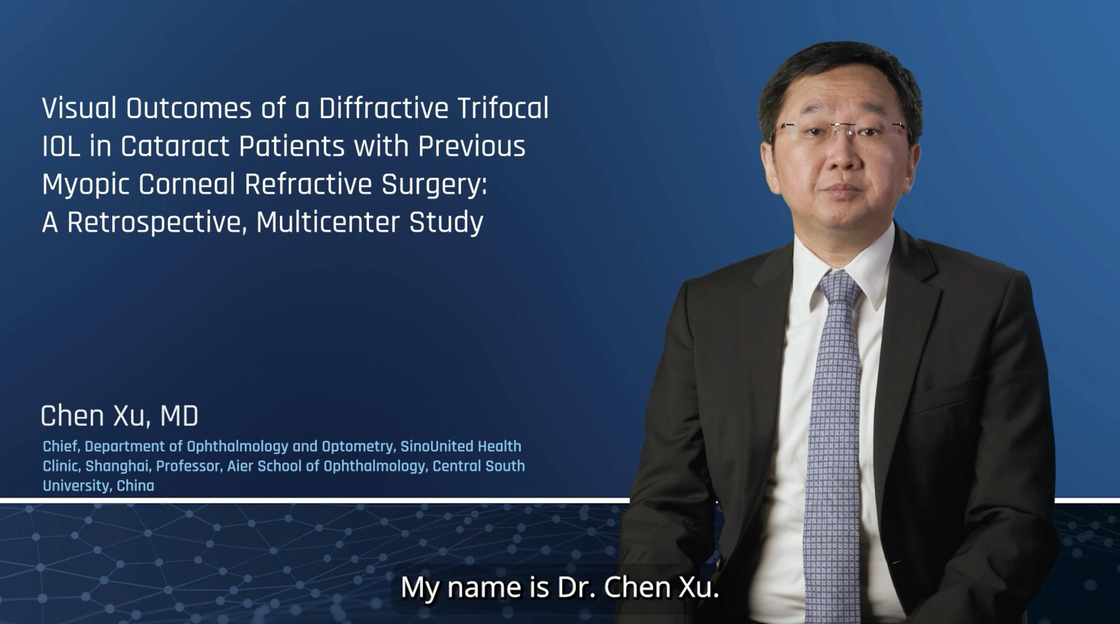 Visual Outcomes of a Diffractive Trifocal IOL in Cataract Patients With Previous Myopic Corneal Refractive Surgery: A Retrospective, Multicenter Study
