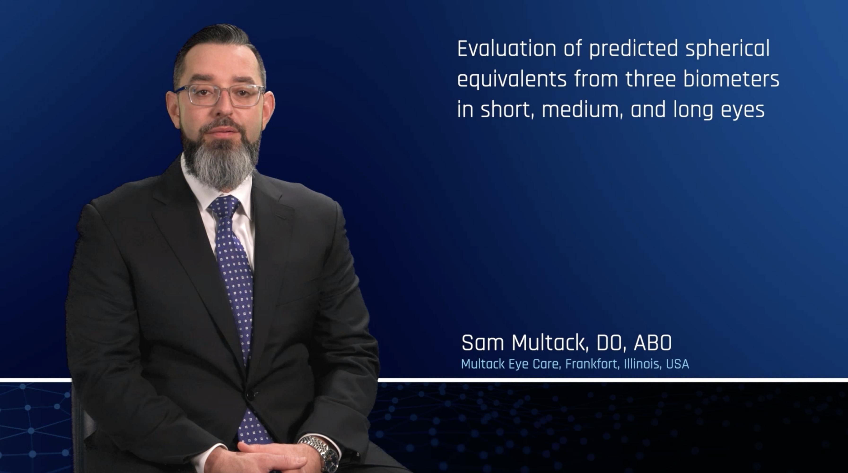 Evaluation of Predicted Spherical Equivalents From three Biometers in Short, Medium, and Long Eyes