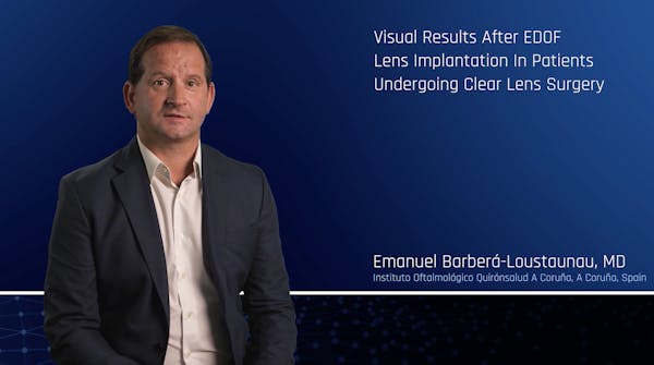 Visual Results After Edof Lens Implantation In Patients Undergoing Clear Lens Surgery thumbnail