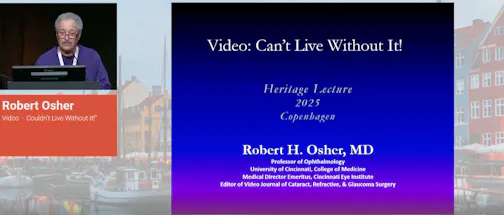 ESCRS Heritage Lecture