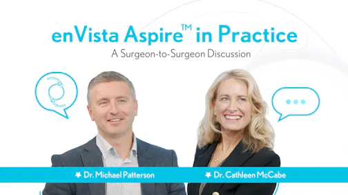 enVista Aspire in Practice: A Surgeon to Surgeon Discussion