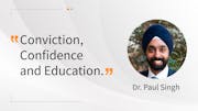 Dr. Paul Singh shares how he talks to his patients about laser as a first-line therapy.