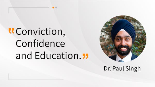 Dr. Paul Singh shares how he talks to his patients about laser as a first-line therapy. thumbnail