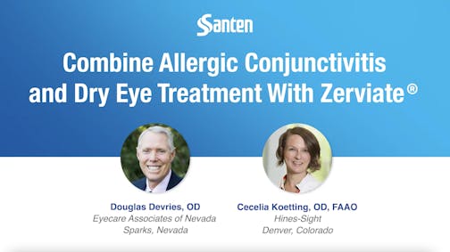 Combine Allergic Conjunctivitis and Dry Eye Treatment with Zerviate<sup>®</sup>