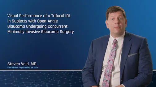 Visual Performance of a Trifocal IOL in Patients with Open-Angle Glaucoma Undergoing Combined Cataract Surgery and MIGS