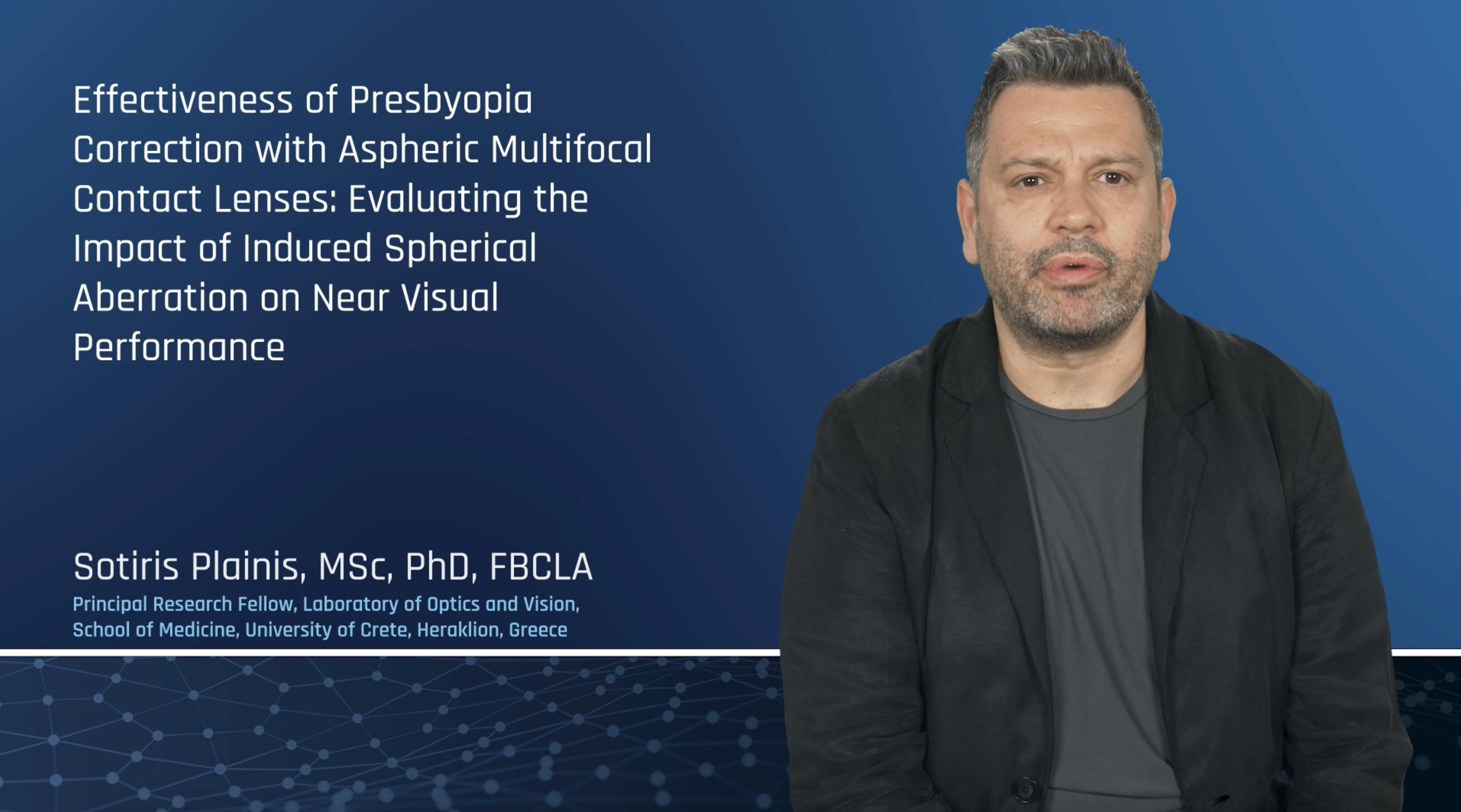 Effectiveness of Presbyopia Correction with Aspheric Multifocal Contact Lenses