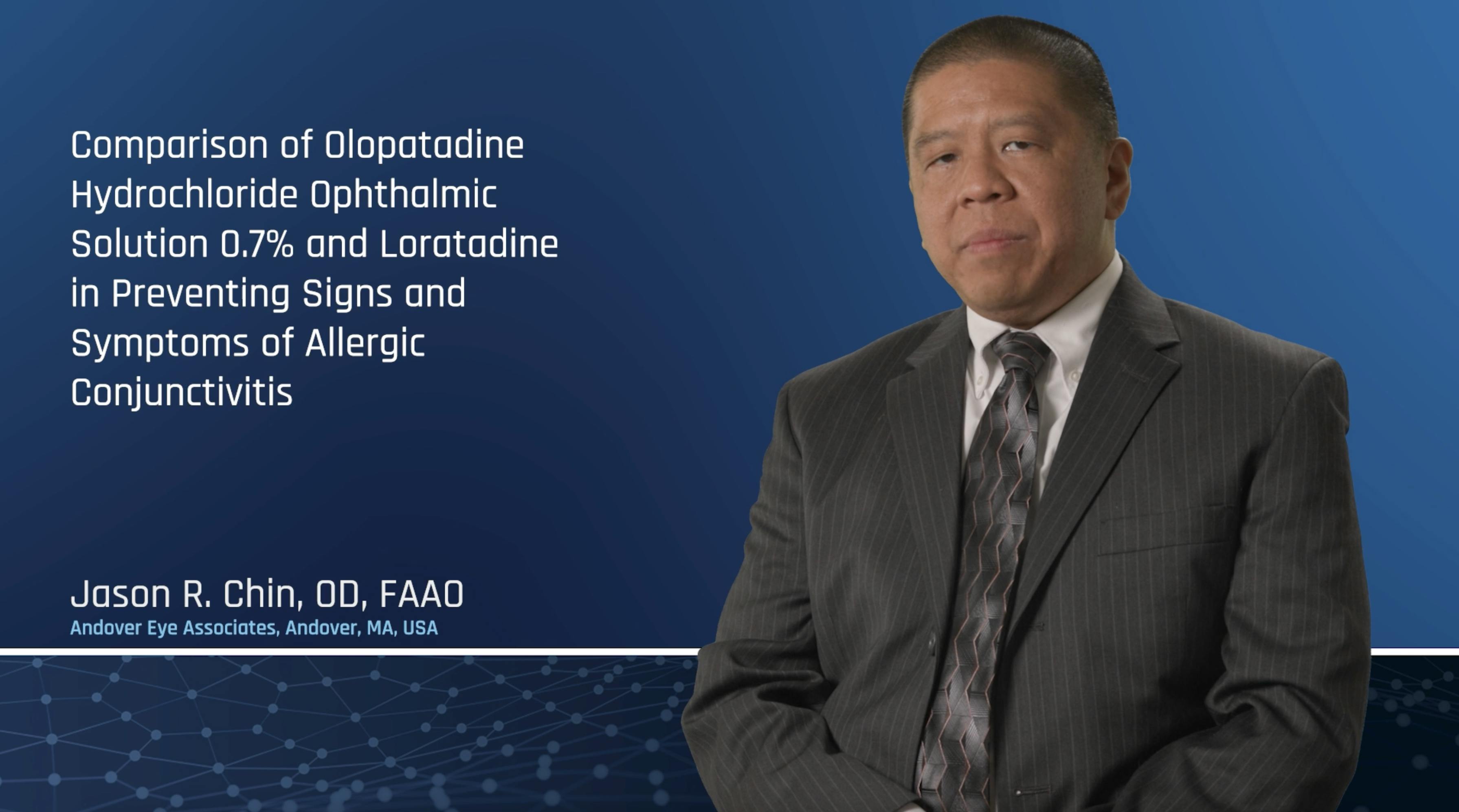 Comparison of Pataday and Loratadine for Treatment of Allergic Conjunctivitis