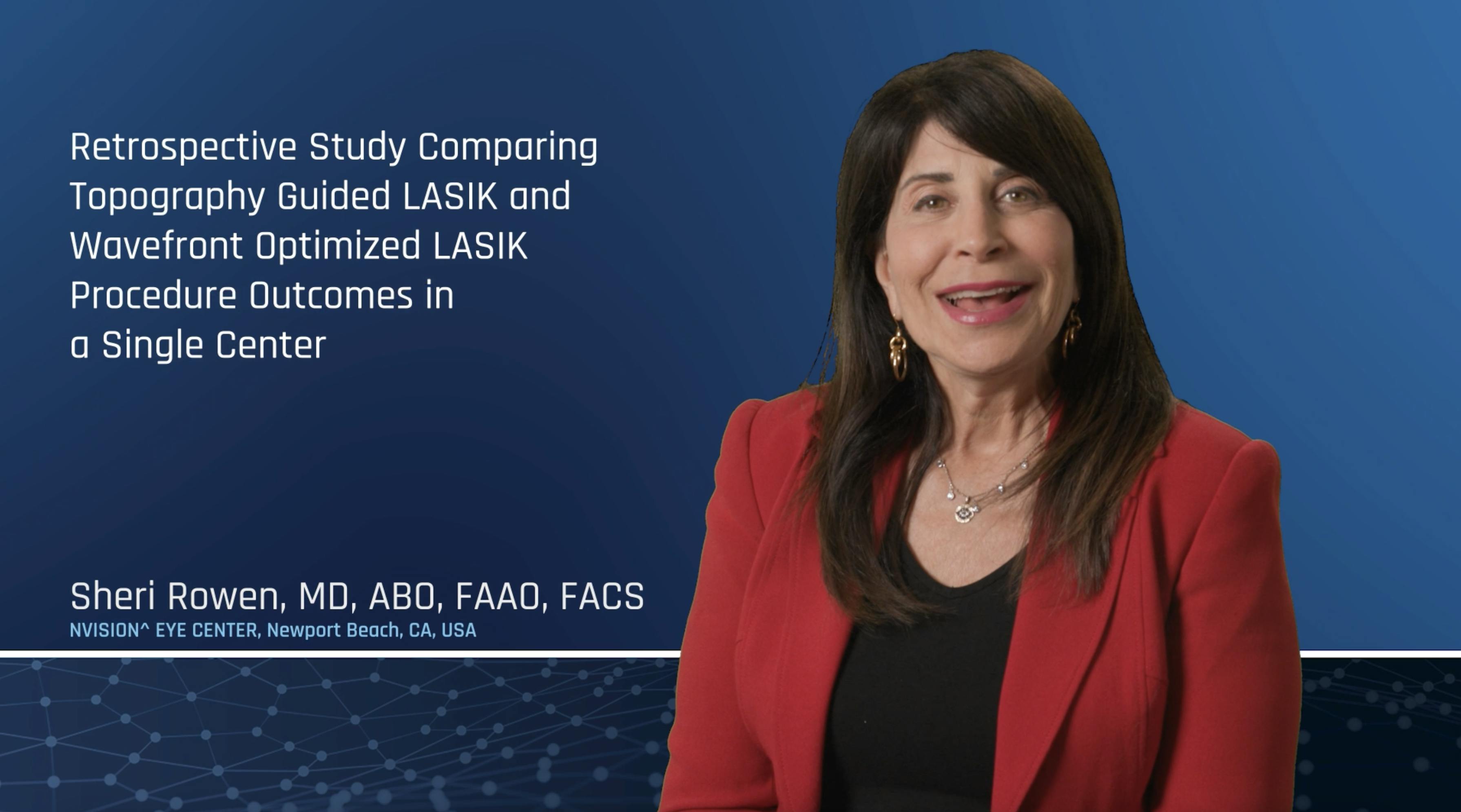 Comparison of Refractive Outcomes With Topography Guided LASIK and Wavefront Optimized LASIK