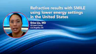 Refractive Results With SMILE Using Lower Energy Settings in the United States