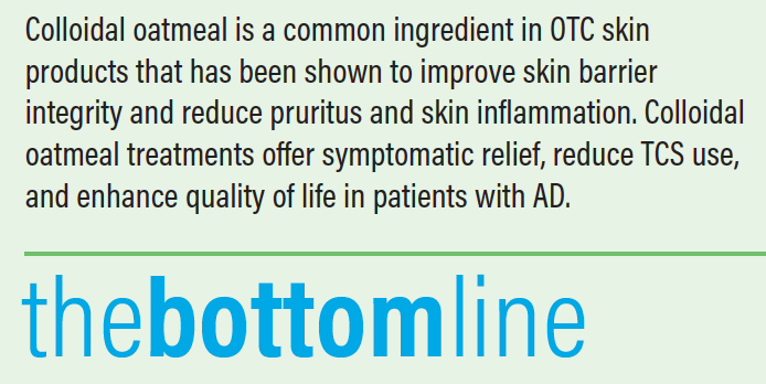 Colloidal Oatmeal in Pediatric Atopic Dermatitis
