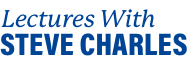 Lectures with Steve Charles logo