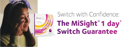 CooperVision Launches MiSight 1 Day Switch Guarantee to Support Myopia Management Adoption