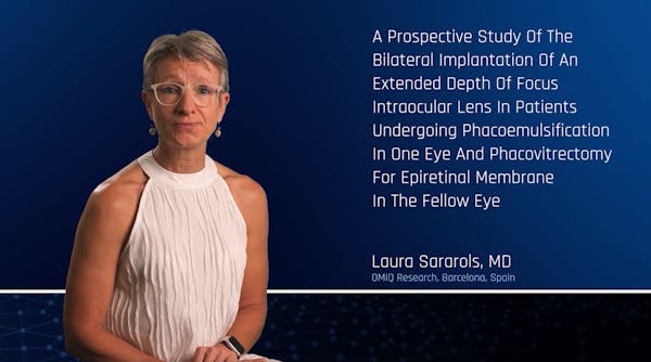 A Prospective Study of the Bilateral Implantation af an Extended Depth of Focus Intraocular Lens in Patients Undergoing Phacoemulsification in One Eye and Phacovitrectomy for Epiretinal Membrane in the Fellow Eye thumbnail
