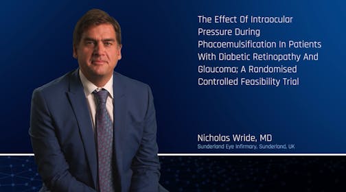 The Effect of Intraocular Pressure During Phacoemulsification in Patients with Diabetic Retinopathy and Glaucoma; A Randomized Controlled Feasibility Trial