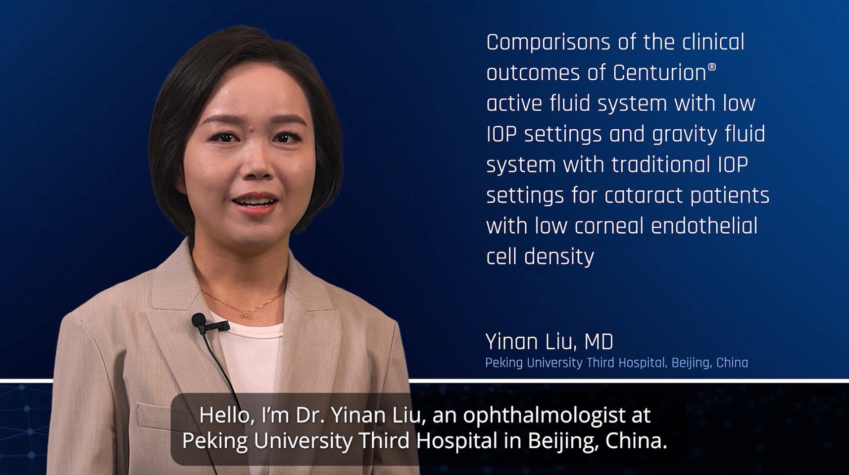 Comparisons of the Clinical Outcomes of Centurion® Active Fluid System With Low IOP Settings And Gravity Fluid System with Normal IOP Settings for Cataract Patients with Low Corneal Endothelial Cell Densities