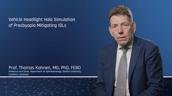 Vehicle Headlight Halo Simulation of Presbyopia Correcting IOLs thumbnail
