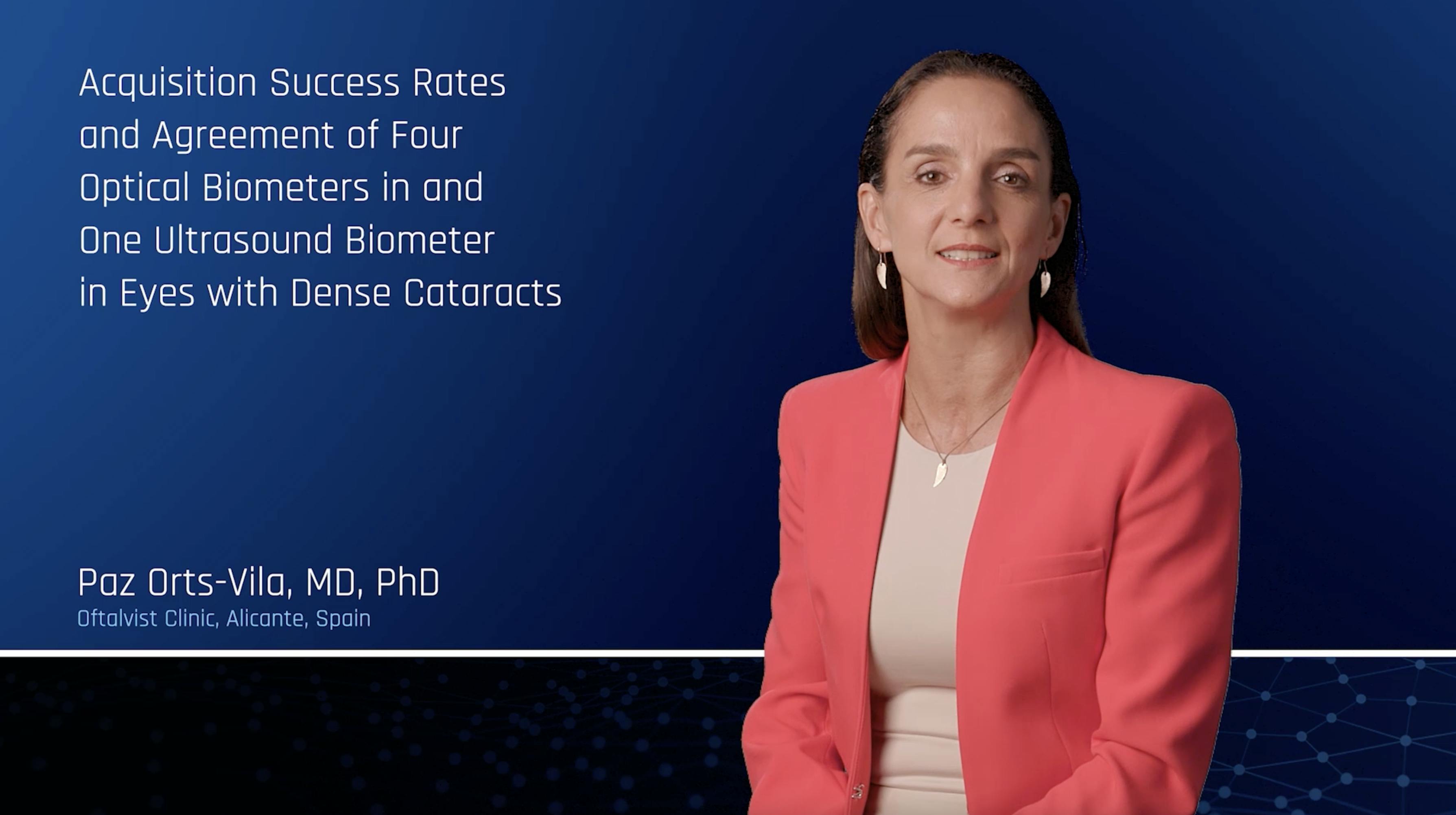 Acquisition Success Rates and Agreement of Four Optical Biometers in and One Ultrasound Biometer in Eyes with Dense Cataracts
