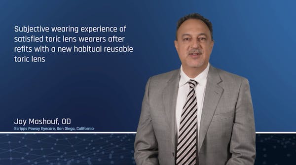Subjective Wearing Experience of Satisfied Toric Lens Wearers After Refits With a New Habitual Reusable Toric Lens thumbnail