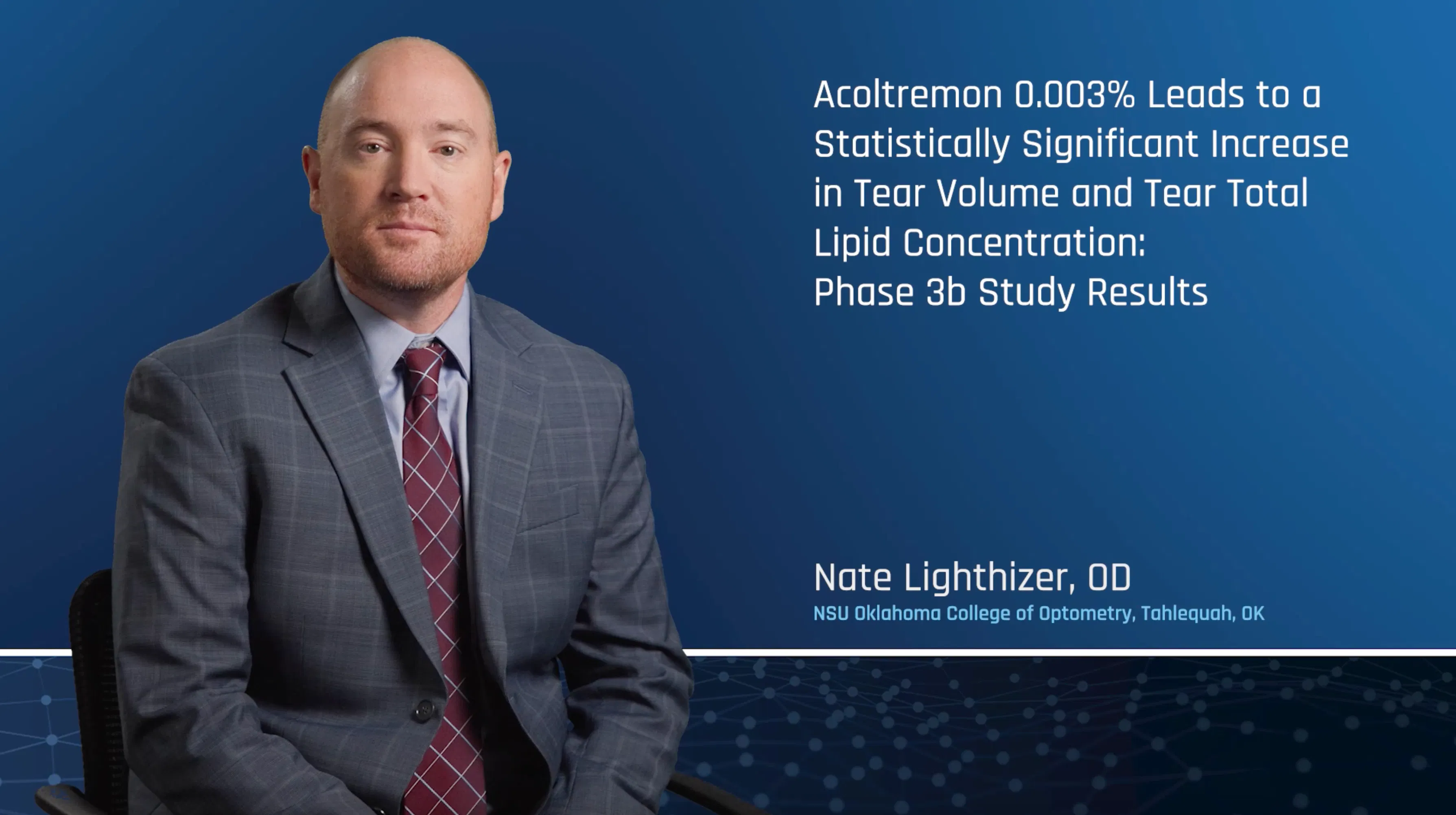 Acoltremon 0.003% Leads To A Statistically Significant Increase In Tear Volume And Tear Total Lipid Concentration: Ph3b Study Results