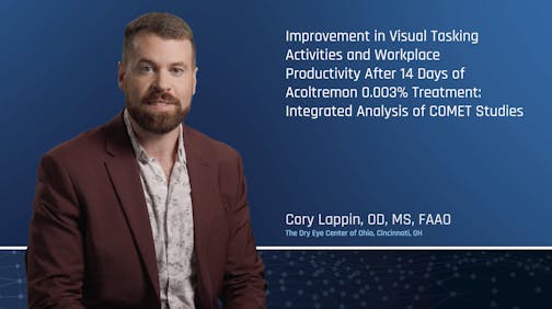 Improvement On Visual Tasking Activities And Workplace Productivity After 14 Days Of Acoltremon 0.003% Treatment: Integrated Analysis Of COMET Studies