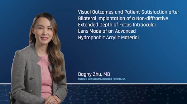 Visual Outcomes And Patient Satisfaction After Bilateral Implantation Of Non-diffractive EDOF IOL Made Of A Hydrophobic Acrylic Material thumbnail
